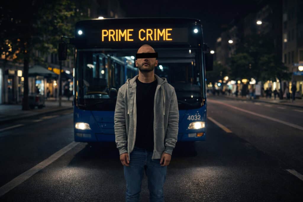 Mördare misstänks för misshandel på buss